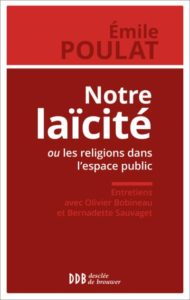 Couverture du livre "Notre laïcité ou les religions dans l'espace public"